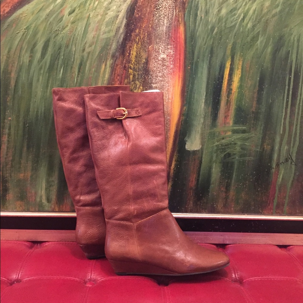 Steve Madden Cognac Riding Boots